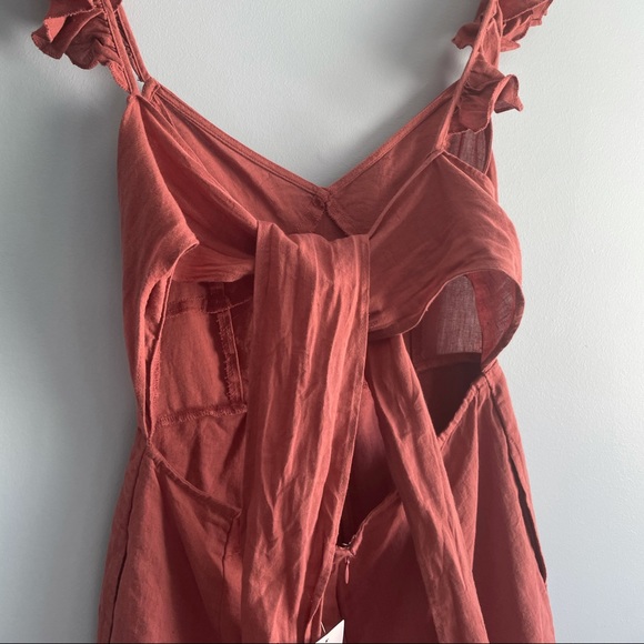 UO Linen Blend Romper - Picture 4 of 7